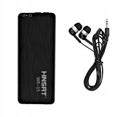 Dyktafon 8GB MP3 player podsłuchu 20h red. szumów Kod producenta WR12