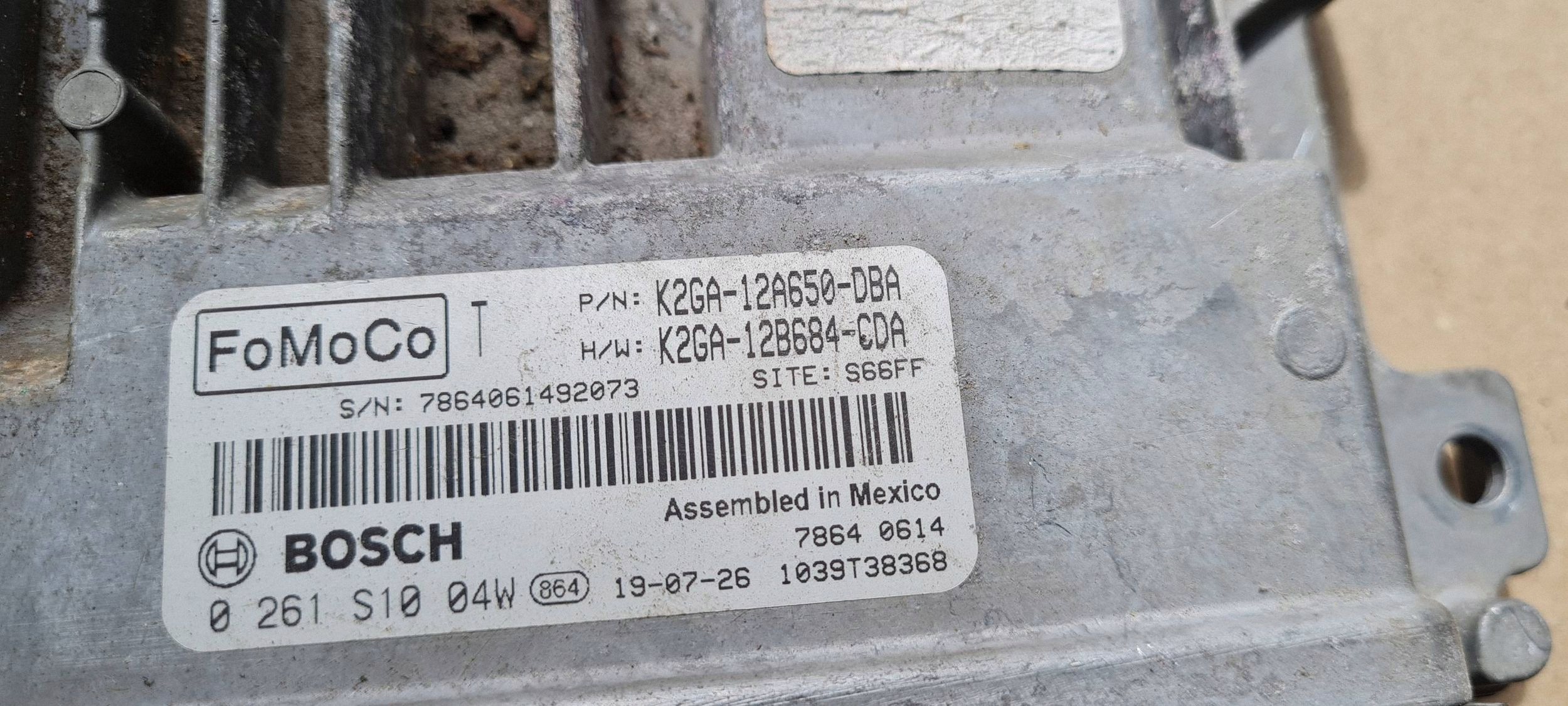 Ford Edge II 2020 ST LIFT computer control unit of the engine ECU 2.7 K2GA12A650DBA