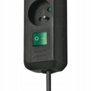 LISTWA ZASILAJĄCA PRZEDŁUŻACZ 8 GNIAZD BRENNENSTUHL KABEL 3M CZARNY ECOLINE Kolor czarny