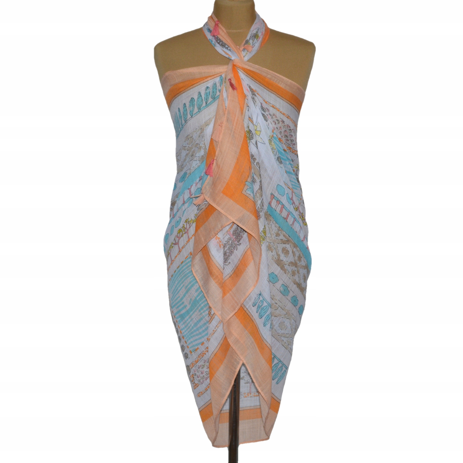 

Letnia Chusta na plażę pareo sarong 188 x 84