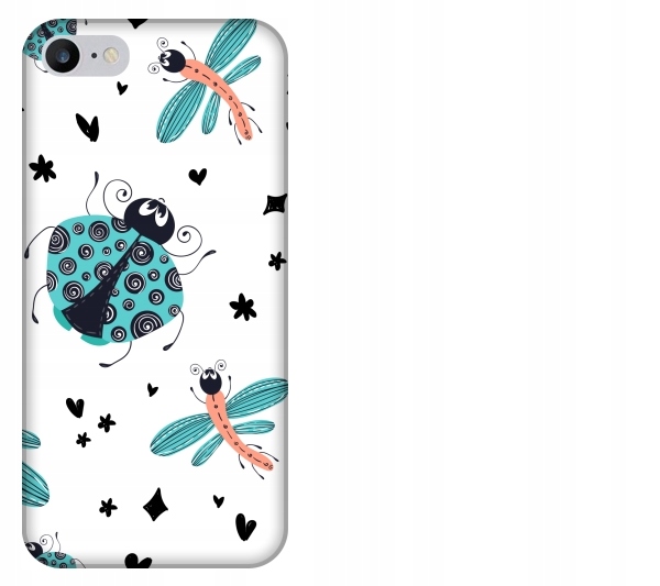 

Etui pokrowiec iPhone 8 Owady wazki zuki