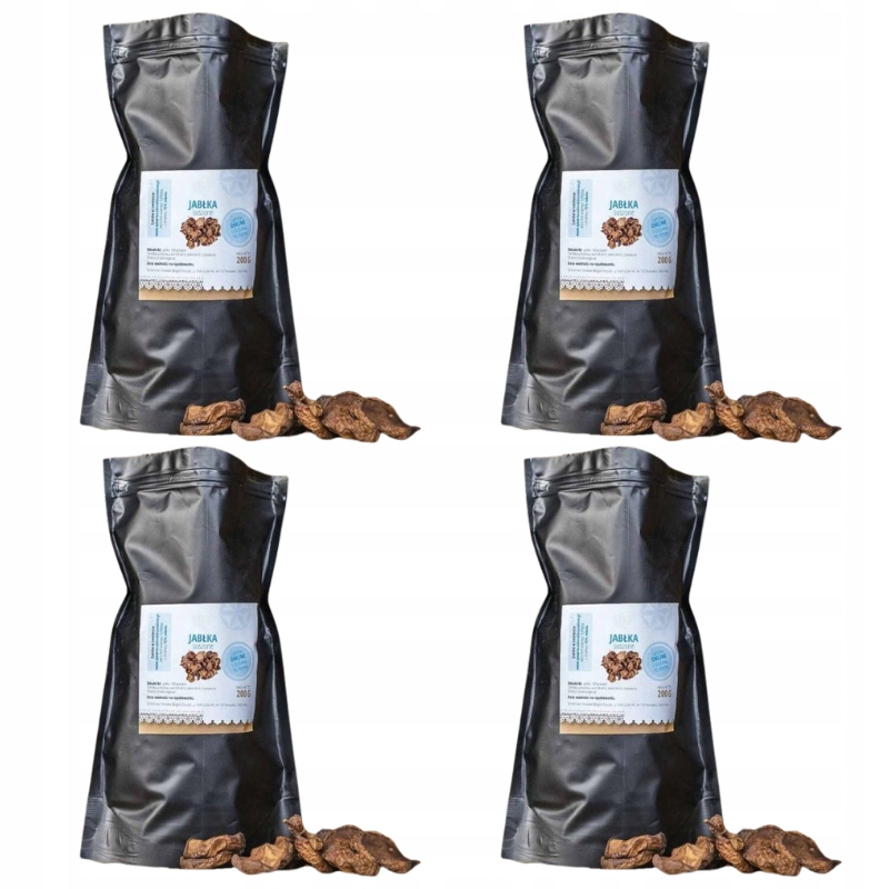 Přírodní sušená uzená jablka 200 g Schronisko Bukowina sušená s kůží