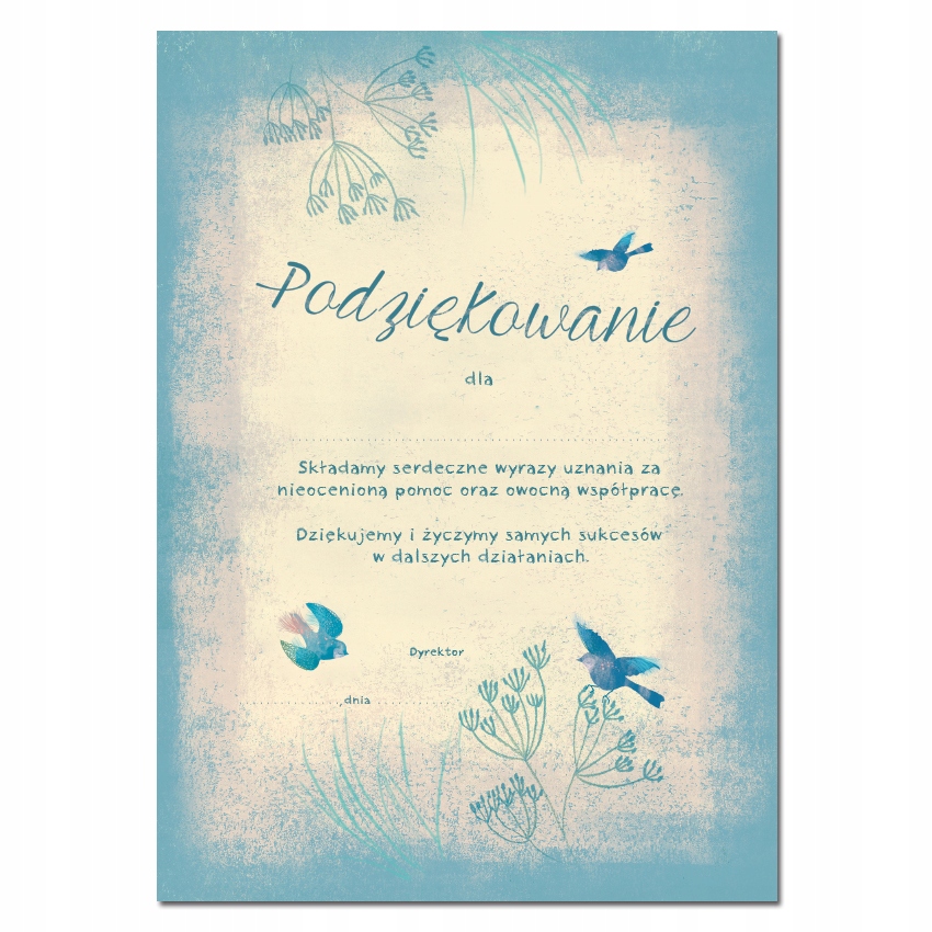

Podziękowanie za pomoc Szkole Przedszkolu wsparcie
