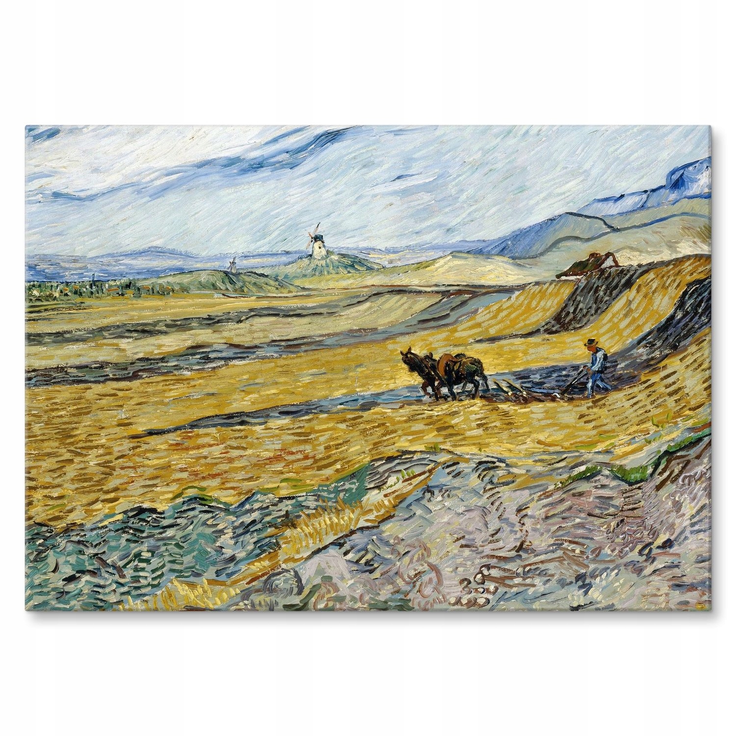 Kovový plakát Enclosed field van Gogh Szyld Plech 30 x 42 cm Dárek