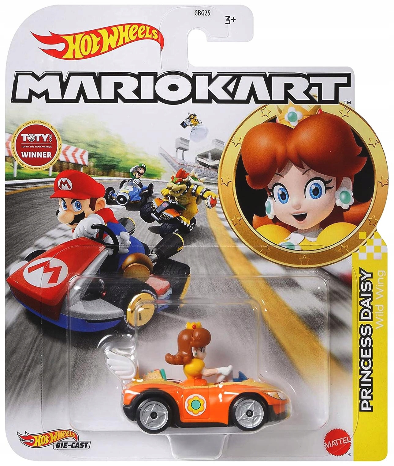 

Hot Wheels Mario Kart Princess Daisy Księżniczka N