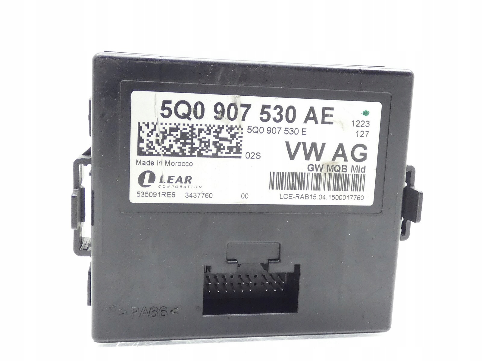 module control unit GATEWAY AUDI A3 8V SEAT LEON III VW GOLF VII 5Q0907530AE