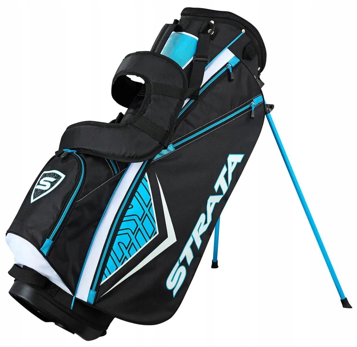 Zestaw kijów do golfa Strata Plus kompletny 14-częściowy zestaw golfowy
