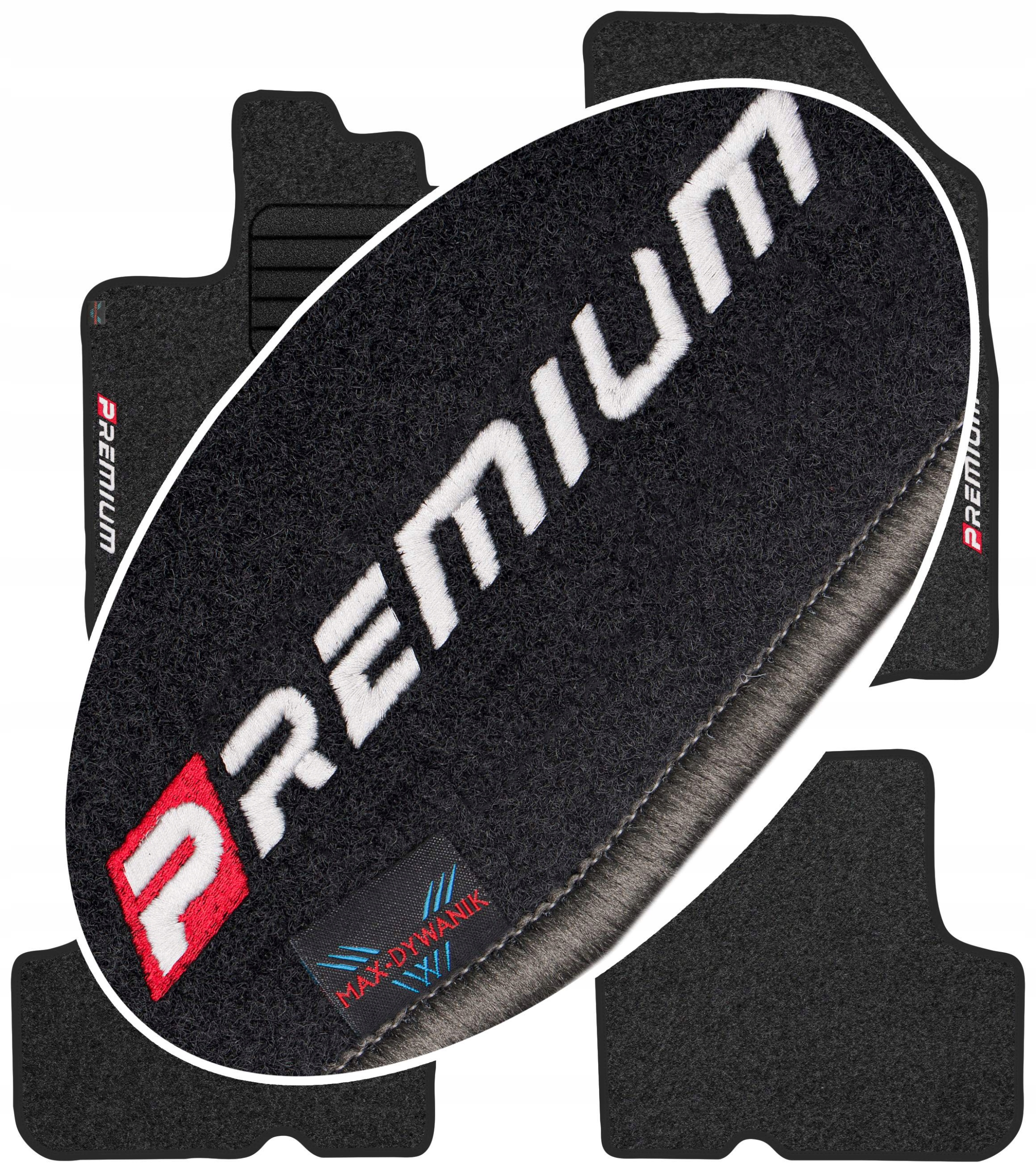 Dacia Duster I Fl 2013-2017 Velurové autokoberce Koberce do auta