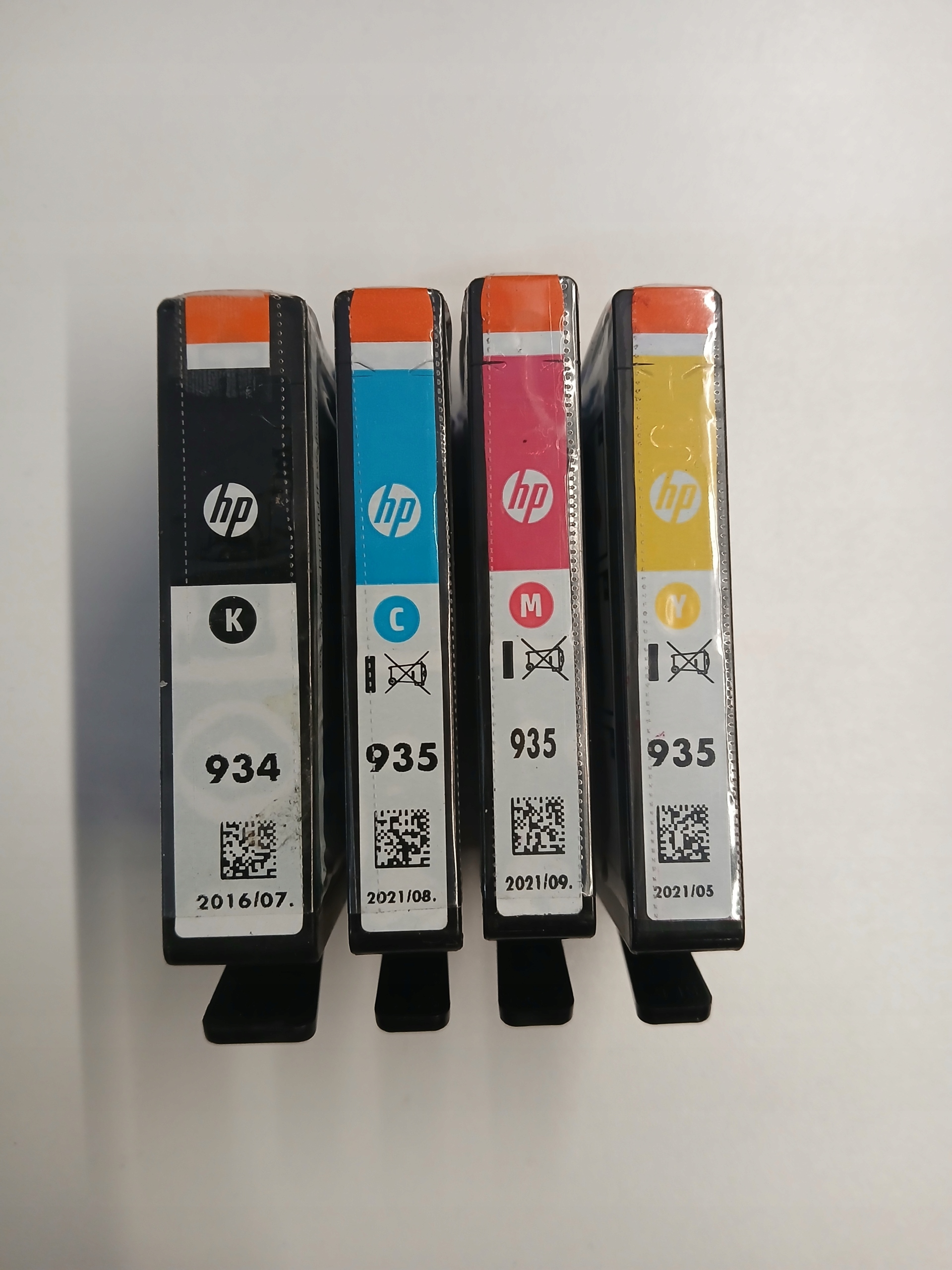 Originálne Atramenty Hp 934 Black 935 Cmy 4ks Komplet