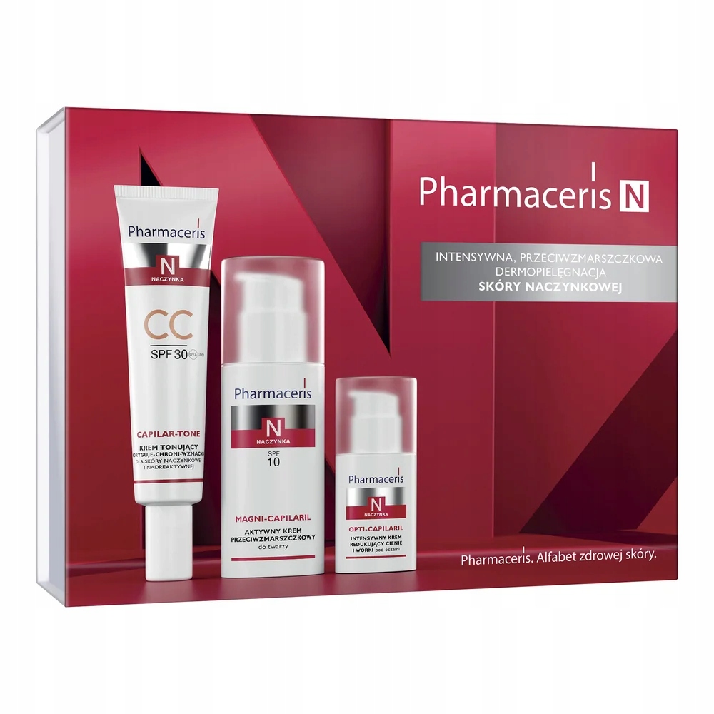 Pharmaceris N zestaw krem SPF50 ml krem pod oczy 150 ml Krem 30SPF 40 ml