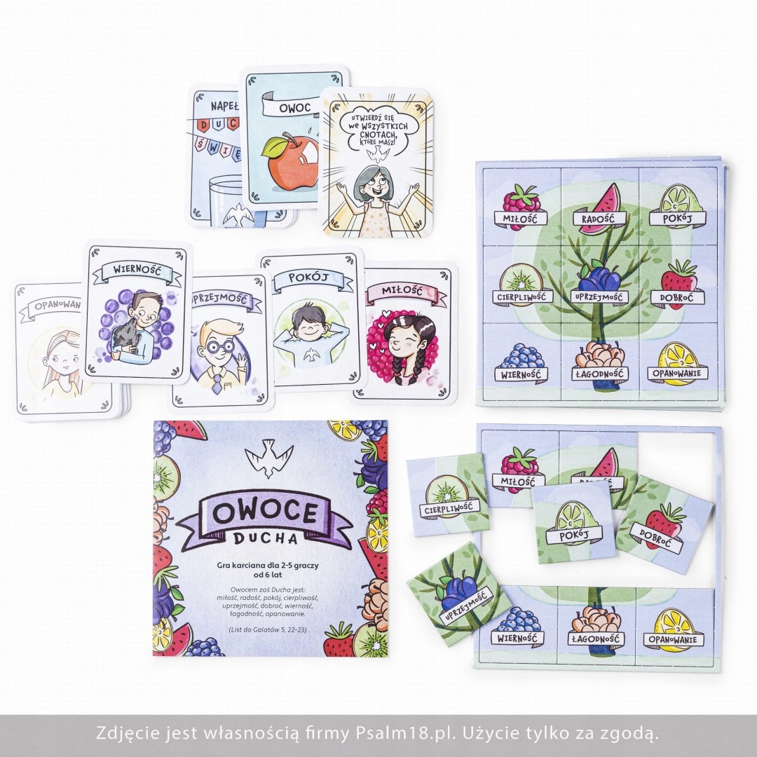 NOWOŚĆ: Gra OWOCE DUCHA Minimalna liczba graczy 2