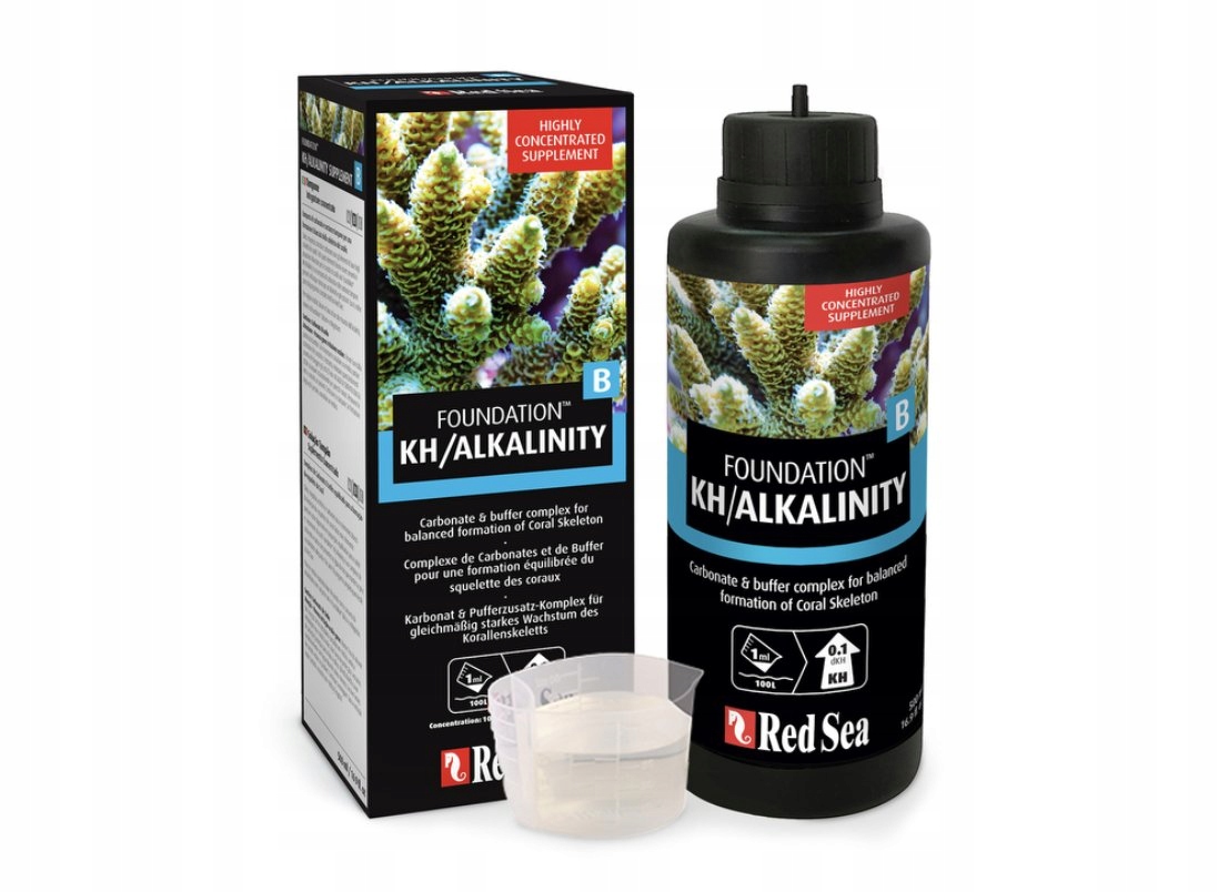 Red Sea Foundation B Kh/alkalinity 500 ML Veganský Přípravek Pro Korály