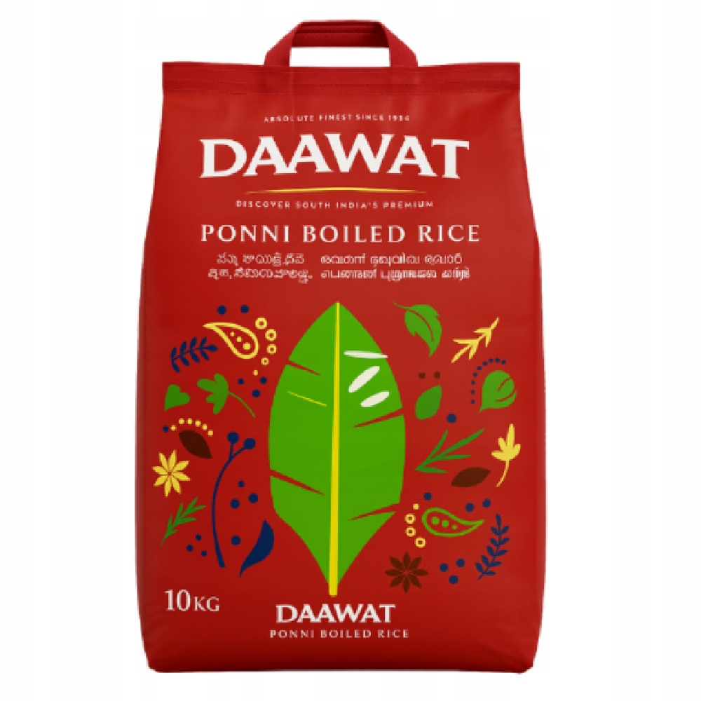 Levně Daawat Ponni vařená rýže (10 kg)