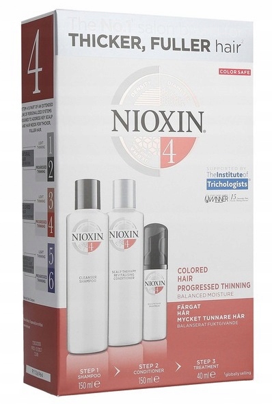 NIOXIN SYSTEM 4 ZESTAW PRZECIW WYPADANIU WŁOSÓW