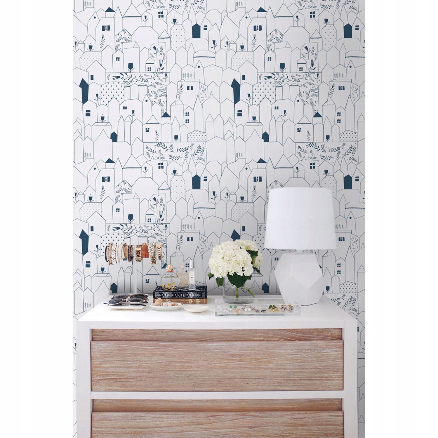 

Fototapeta do salonu Domy w sąsiedztwie 290x290 cm