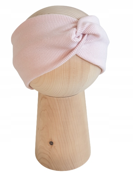 

Opaska Damska Przeplatana Prążek Nude 54-58cm