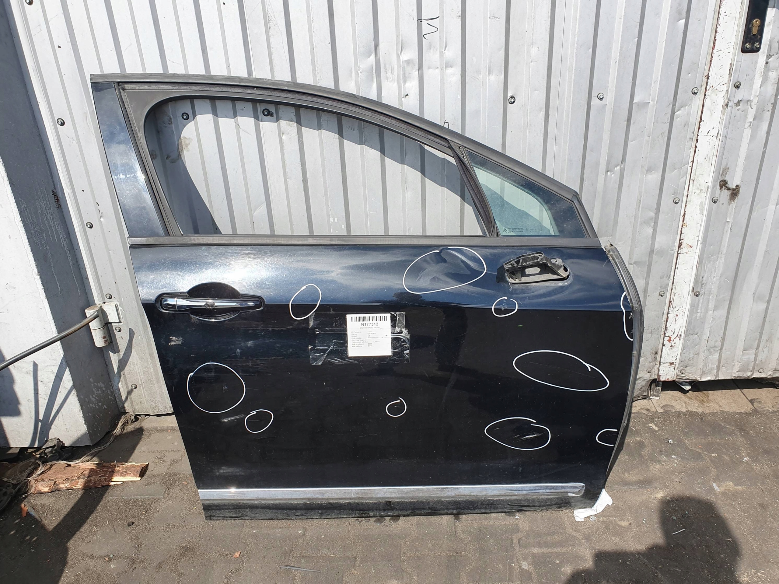 dveře pravé předek KTV CITROEN C5