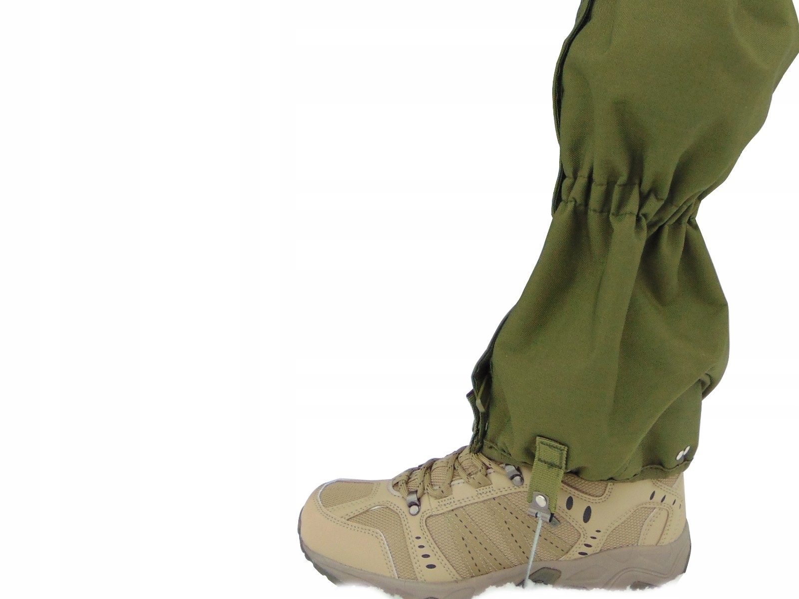 Návleky Na Boty Mfh Oliv, voděodolné, trekové, ocelové lanko, 40 cm