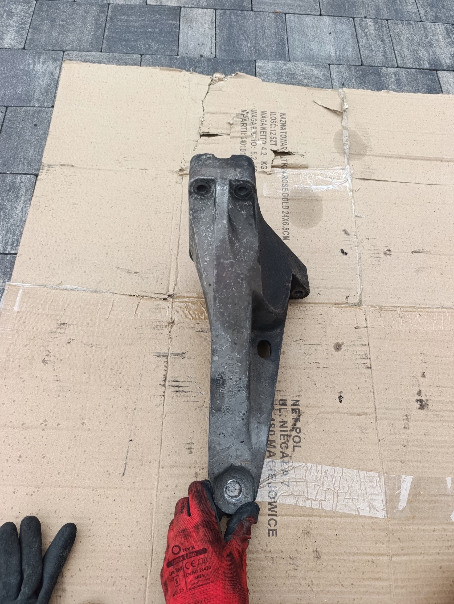 VW T5 2.5 TDI engine mount rear part BNZ BPC 7H0199370P 4X4 4MOTION