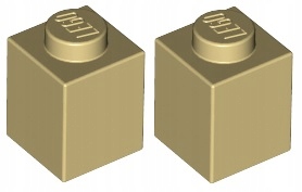 

Lego Klocek 1x1 Beżowy/Tan (3005/4113915) x2
