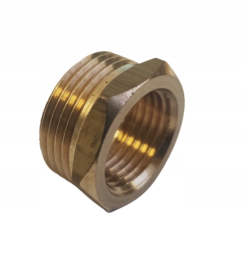 

Mosiężna Redukcja 3/8''x 1/4'' Mocna Polska Gz/gw