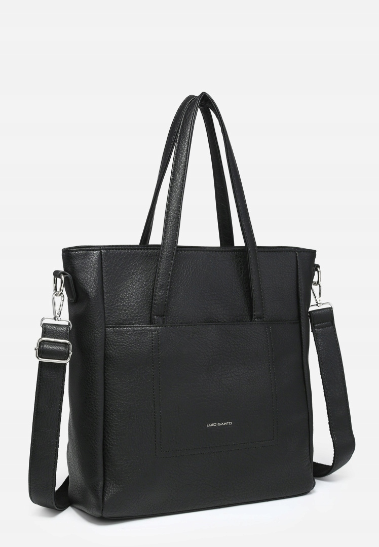 Dámská nákupní kabelka Černá Městská Elegantní Eko Kůže Módní