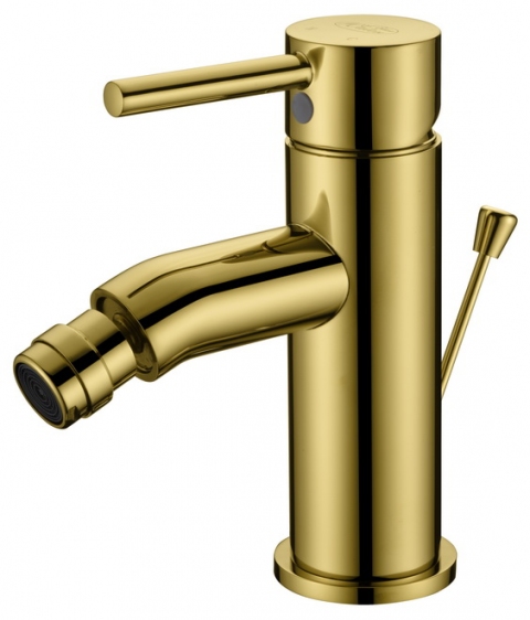 Zlatá Bidetová Batéria S Automatickým Uzáverom