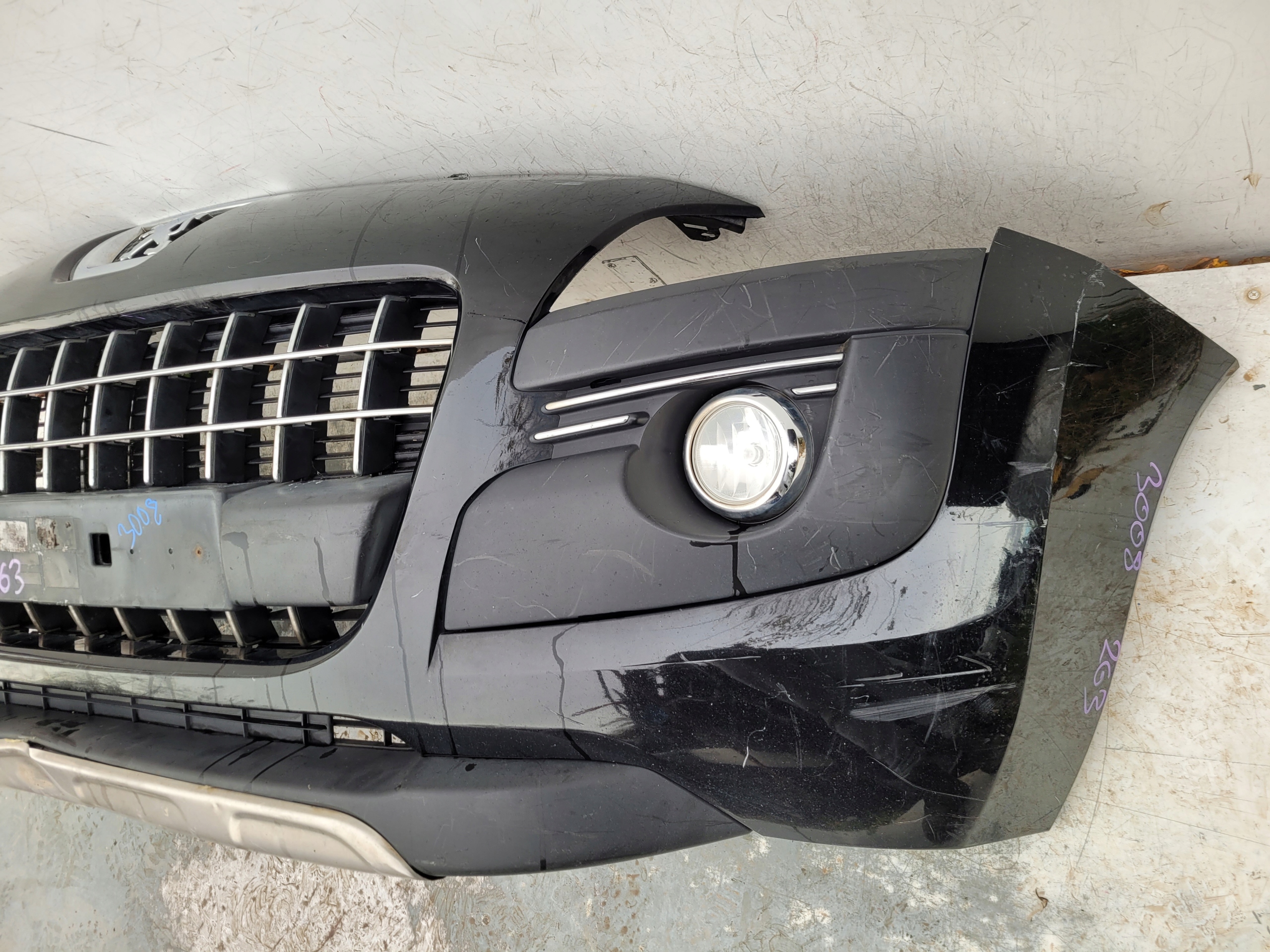 Peugeot 3008 1 and 09-13 front bumper front
