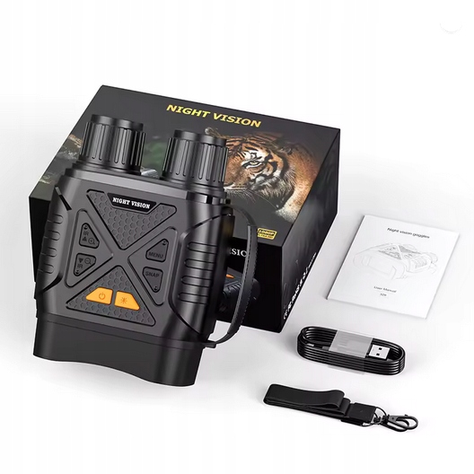 Noktowizor Cyfrowy Lornetka Full Hd Zasięg do 800m Ir Foto/Wideo