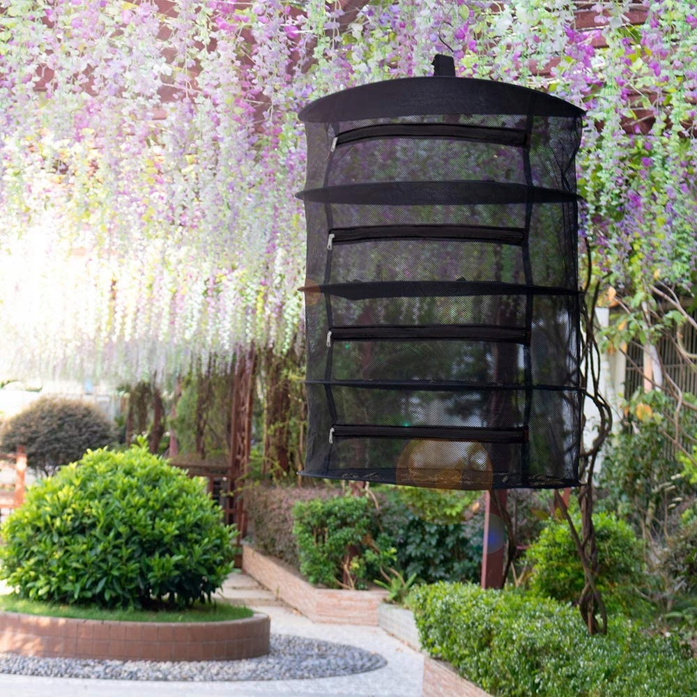 4 zawieszone na siatce suszarki do ziół Wysokość maksymalna 1 cm