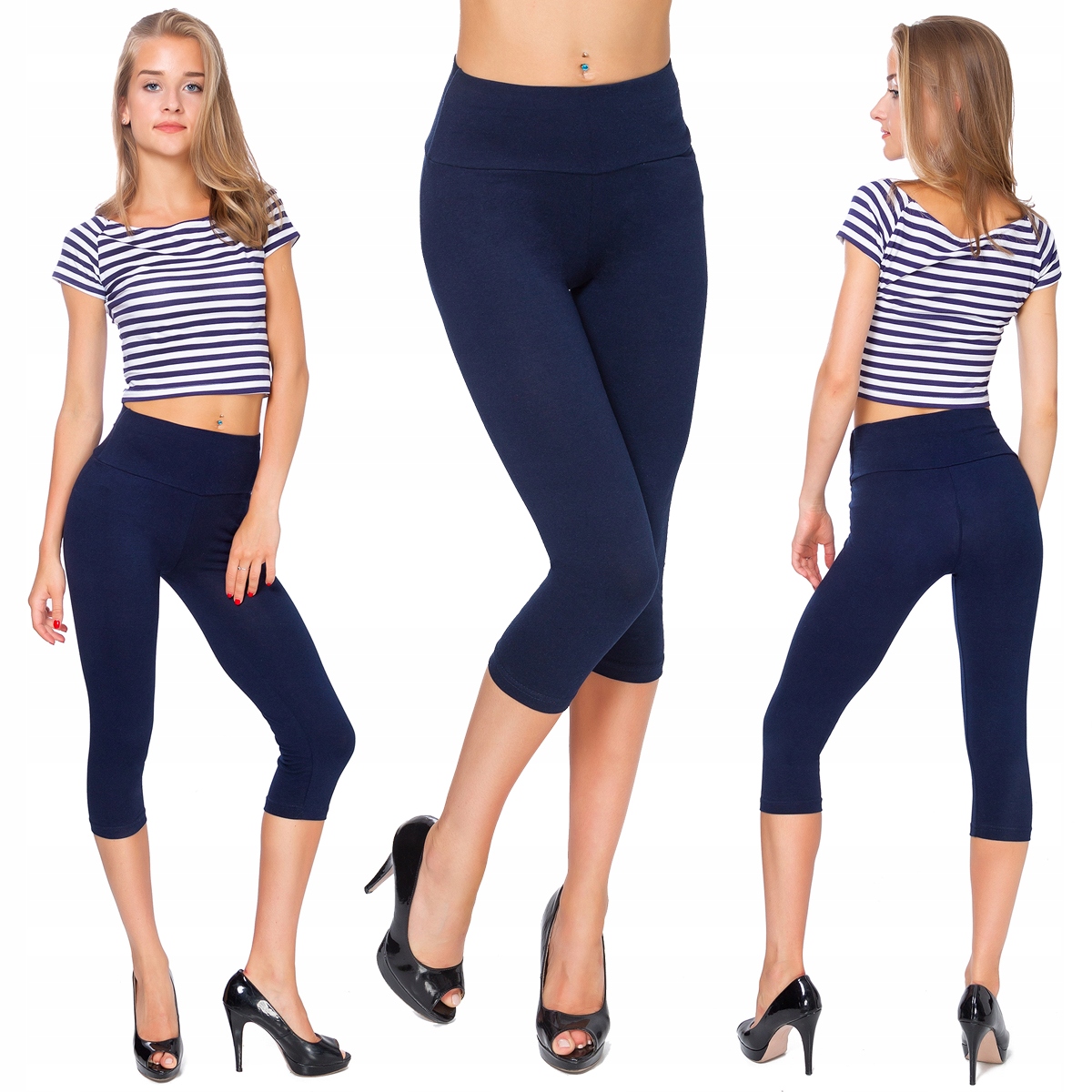 

Legginsy 3/4 Getry Z Panelem Lwp 3/4 2XL