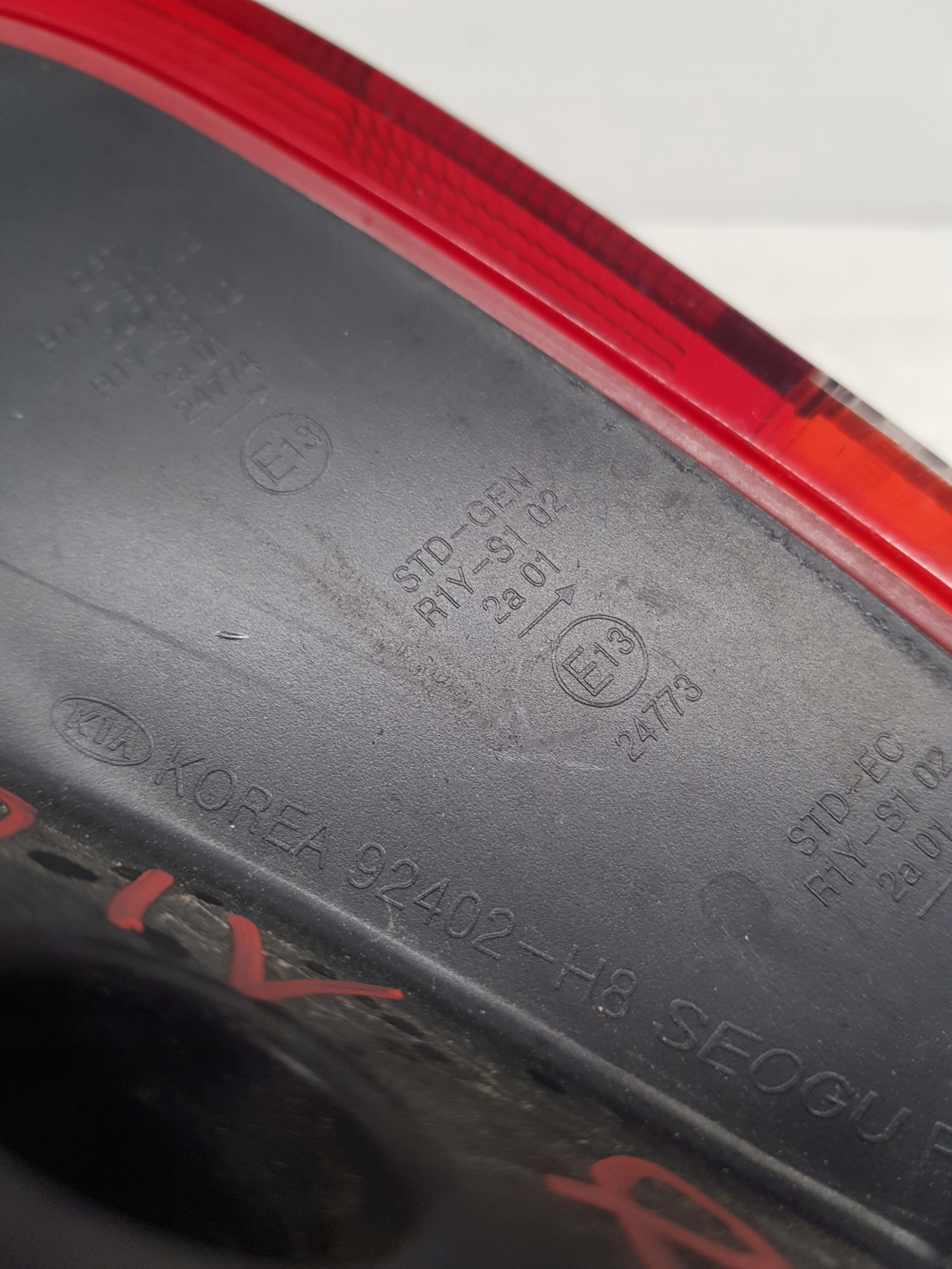 KIA RIO IV light W fender left rear part rear 92401-H8 2017