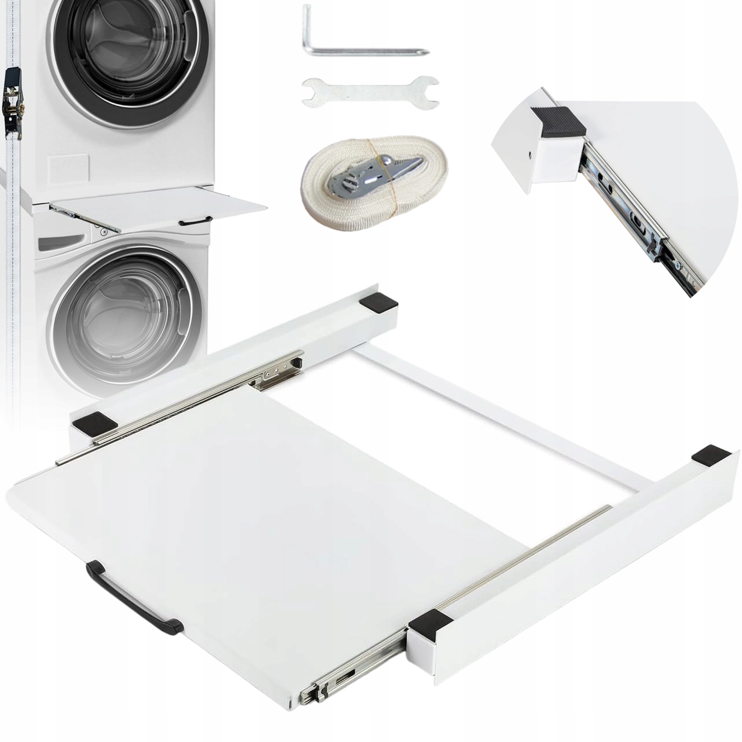 Uniwersalny Łącznik Pralki Rama Pośrednia Do Urządzeń 60X60CM