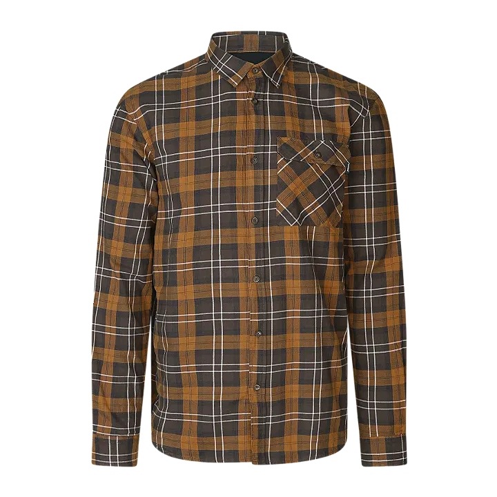 Koszula myśliwska męska Seeland Glen Flannel dark brown/camel check M