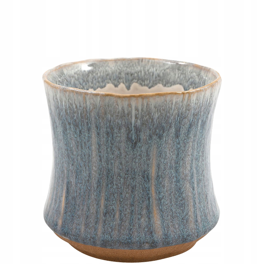 

Doniczka Ceramiczna NIEBIESKA12,5x12,5 Brązowa