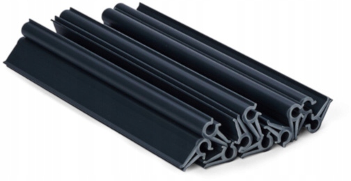 KLIPSY DO TAŚMA OGRODZENIOWA OGRODZENIE ANTRACYTOWE x10