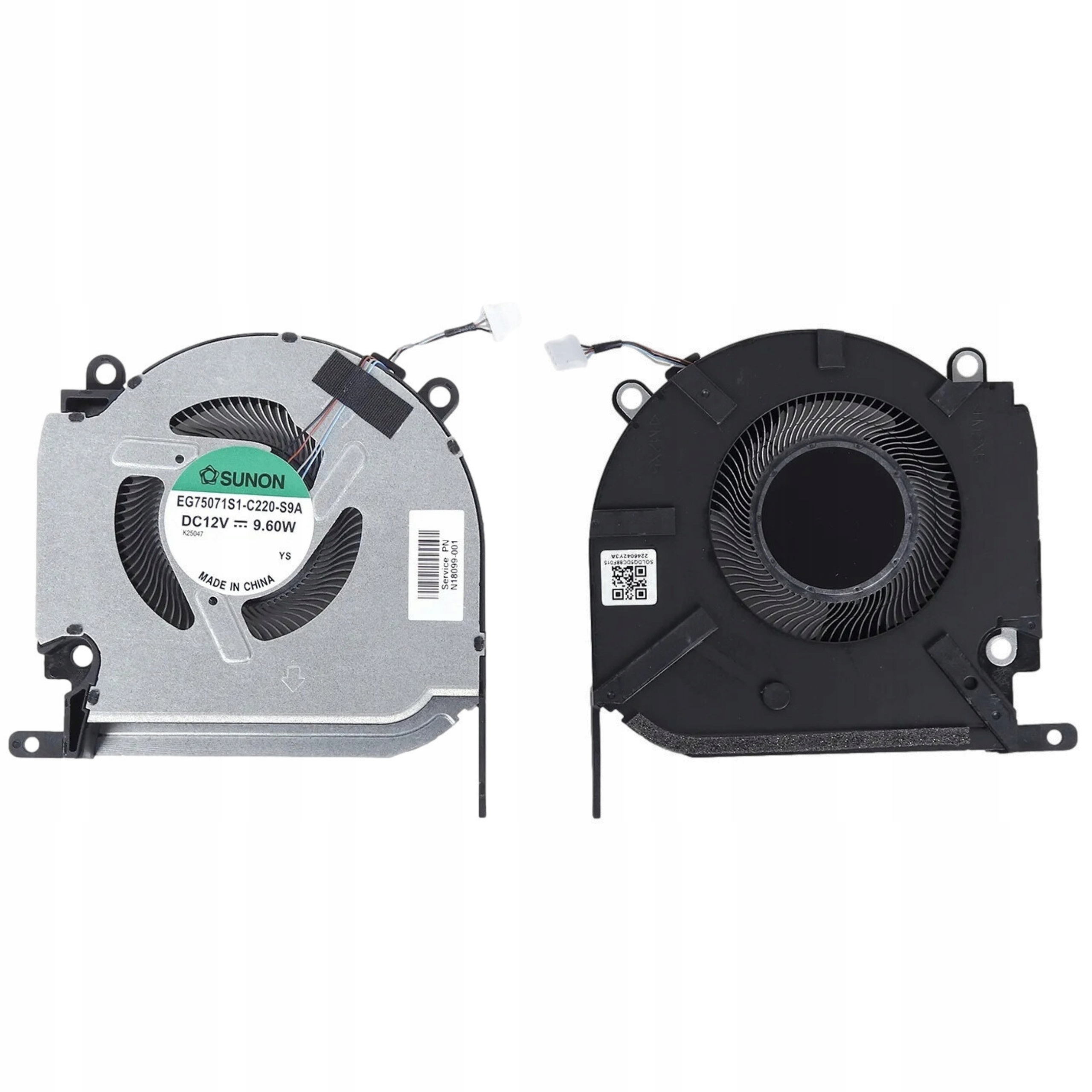 Ventilátor Do Hp Omen 16-K 16-N 8 Pro TPN-Q280 Rtx 3060 Rtx 3070 12V Cpu