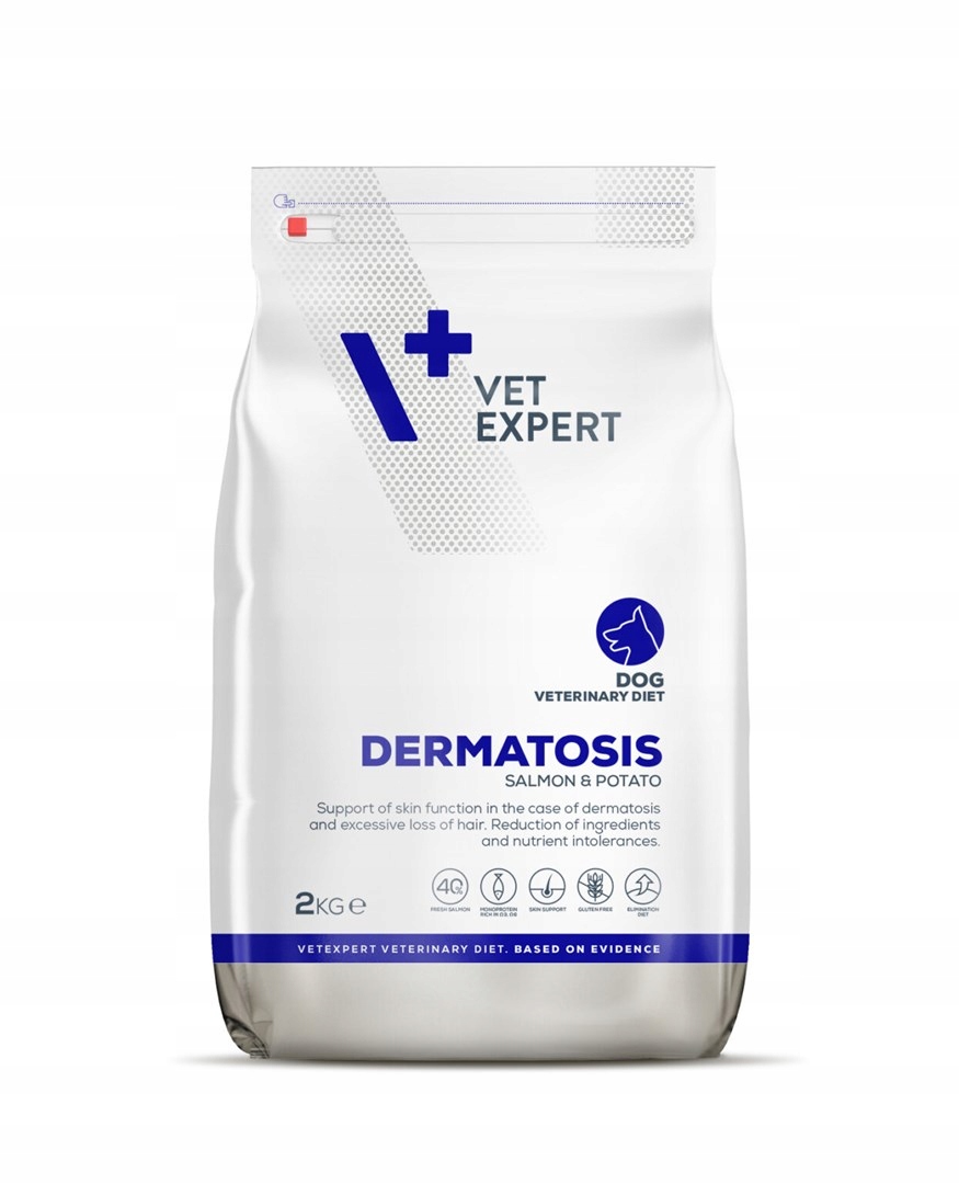 Levně VetExpert Veterinary Diet Dermatosis pes Salmon&Potato 2kg