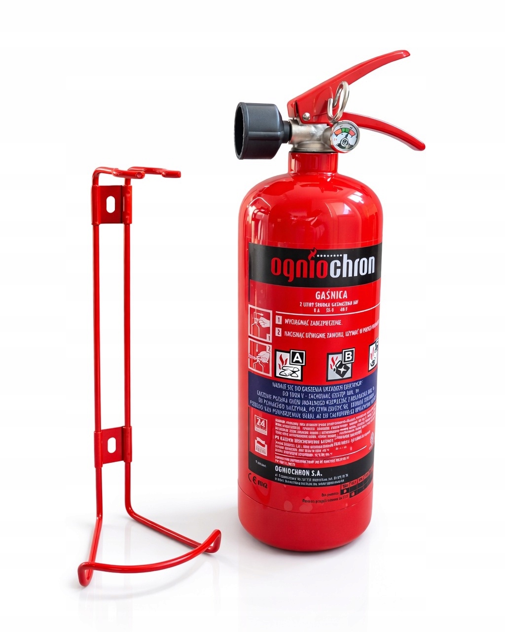 Gaśnica pianowa 2 litry GPN-2x Abf/m Wieszak Produkcja 2026