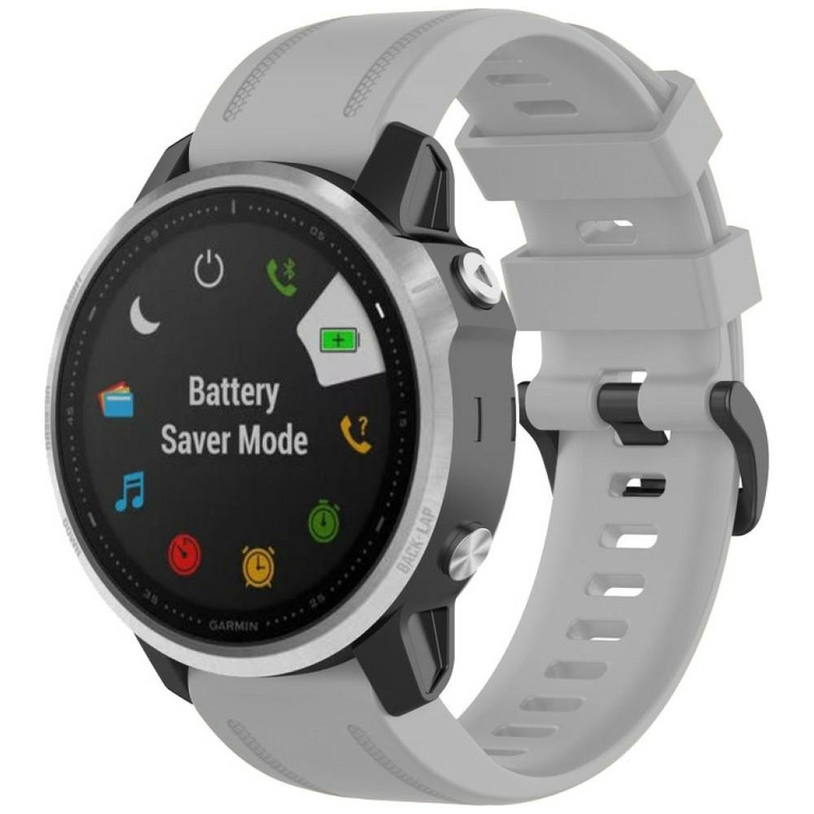 Pasek Beline Watch 2 do Garmin Fenix 8/7S/6S/5S/mk3/Instinct 2S szary