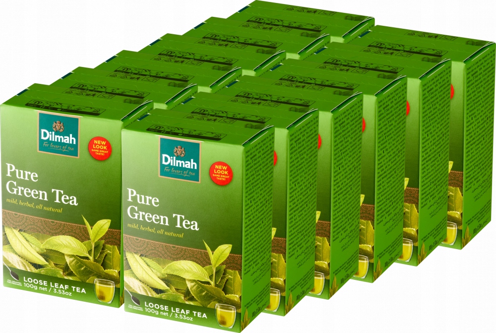 Herbata Zielona Dilmah Pure Green 100g sypka x12