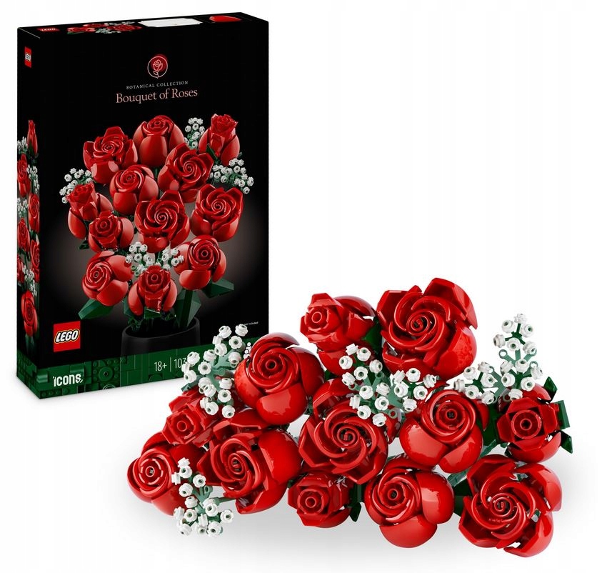Lego Icons 10328 Kytice Růží Květy Růže Dárek K Valentýnu Pro Ni