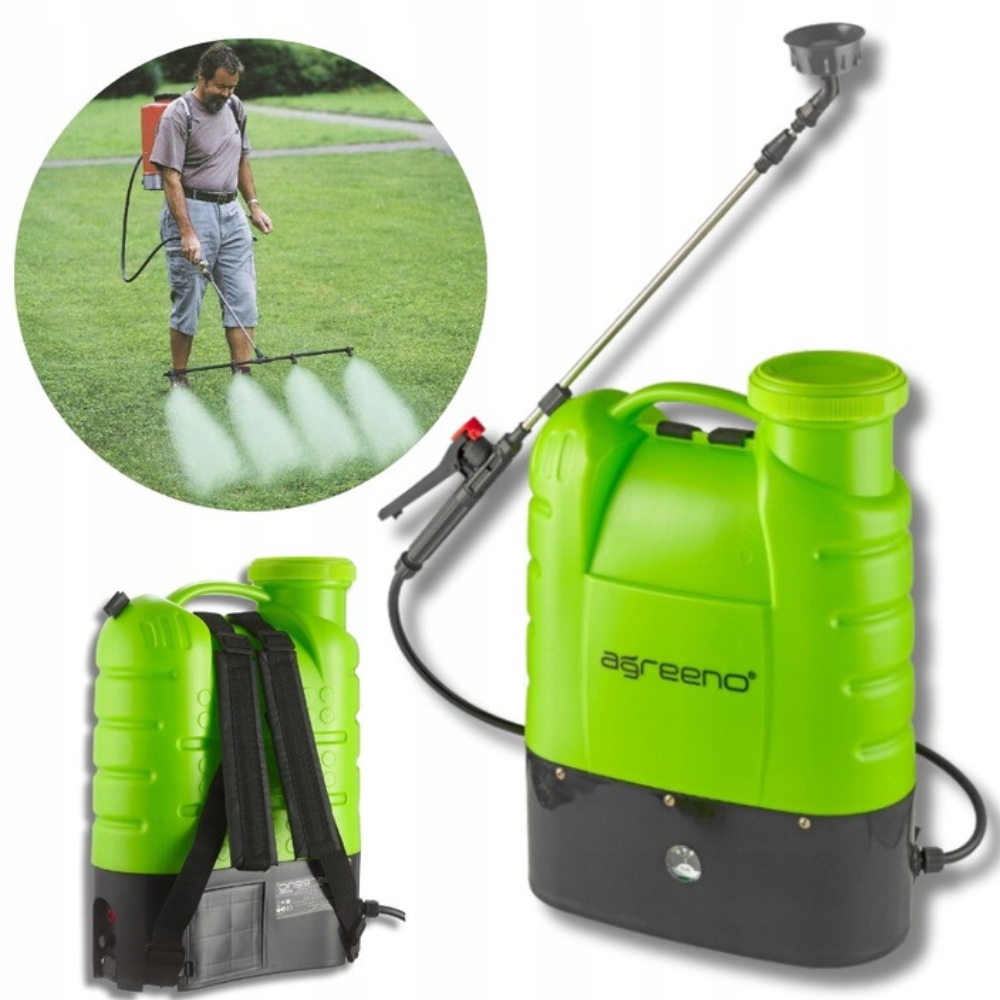 Sada Vylepšený elektrický akumulátorový Postřikovač 16 l Výkonný