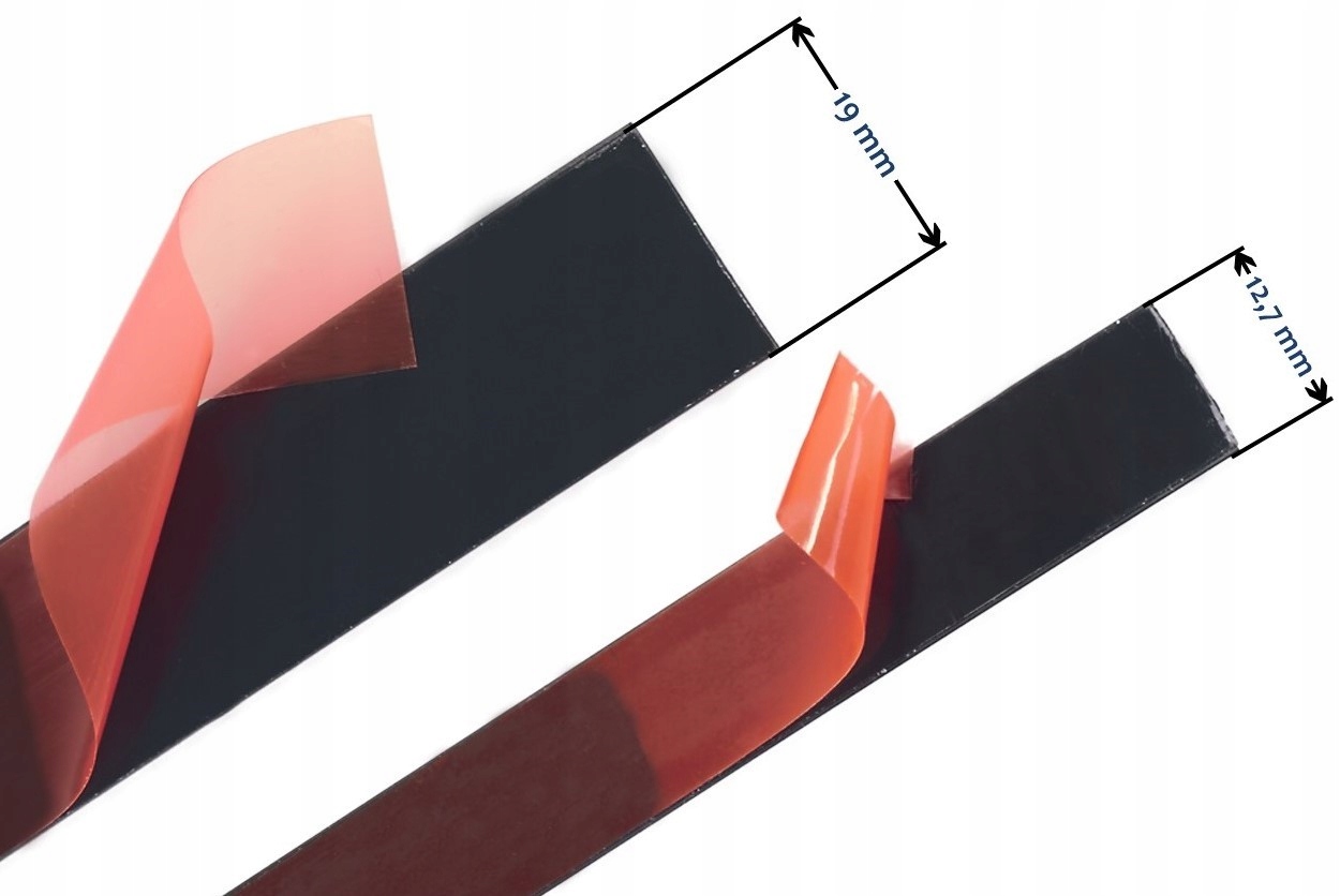 MAGNETYCZNA TAŚMA SAMOPRZYLEPNA. PASEK Z MAGNESEM 19 MM - 1,5 MM - 5 METRÓW Kod producenta TAŚMA MAGNETYCZNA NA LODÓWKĘ 19/1,5MM