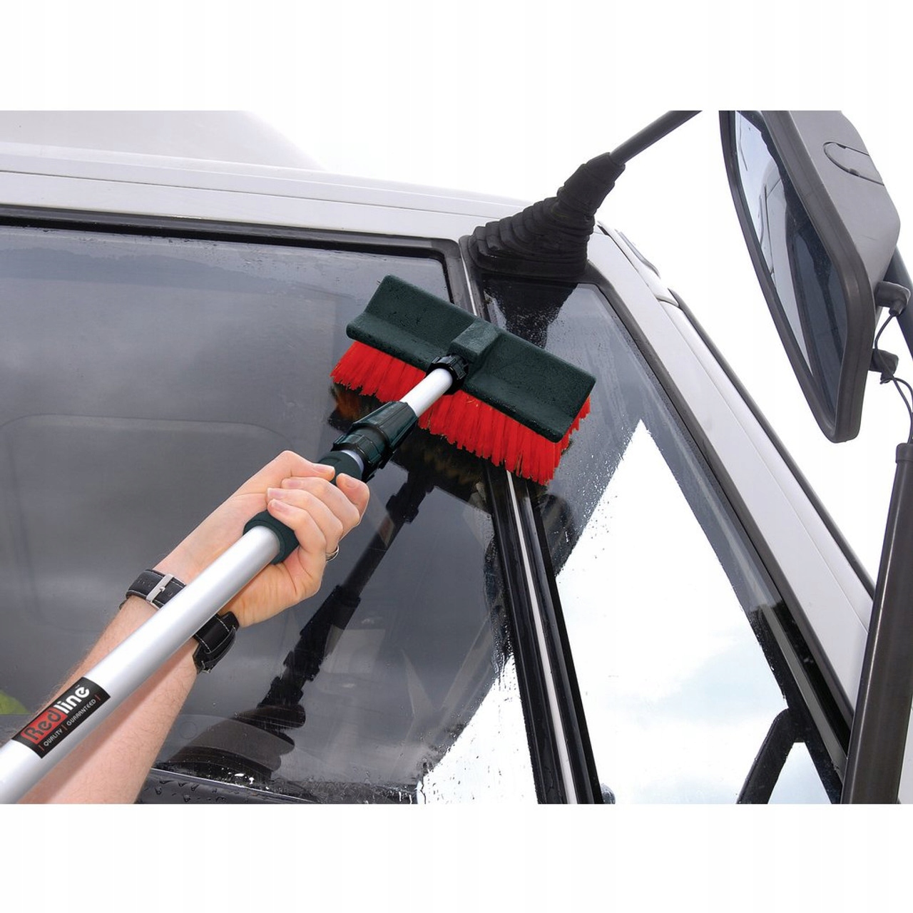 DRAPER Szczotka TELESKOP PRZEPŁYWOWA do szyb, ścian, sufitów, żaluzji 200cm Kod producenta 80919