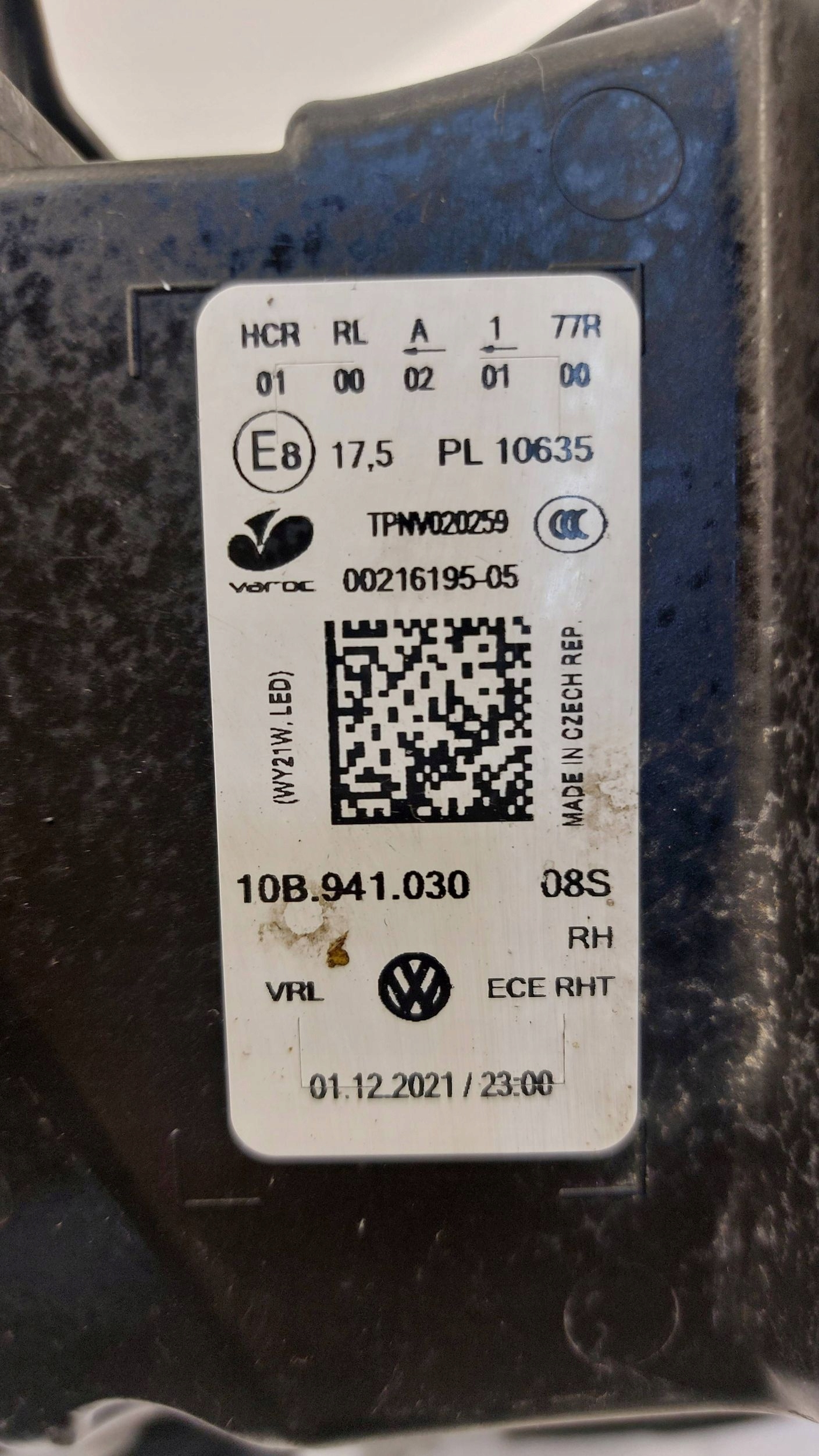 VW ID3 ID.3 light LED front right 10B941030 EUROPA