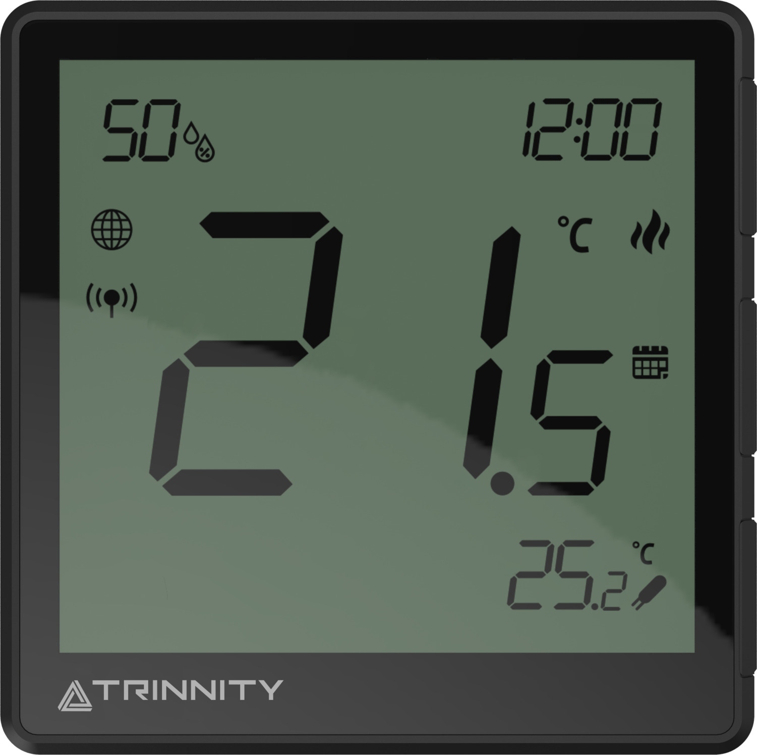 Regulátor teploty Trinnity pod omietku Internetový ZigBee 230V Čierny