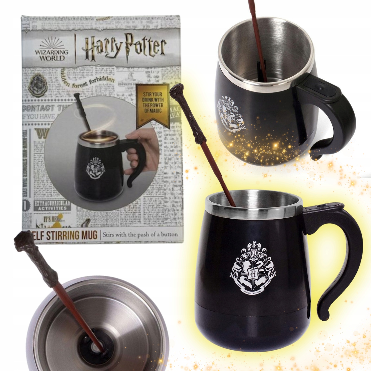 Hrnek kov, plast 450 ml Harry Potter