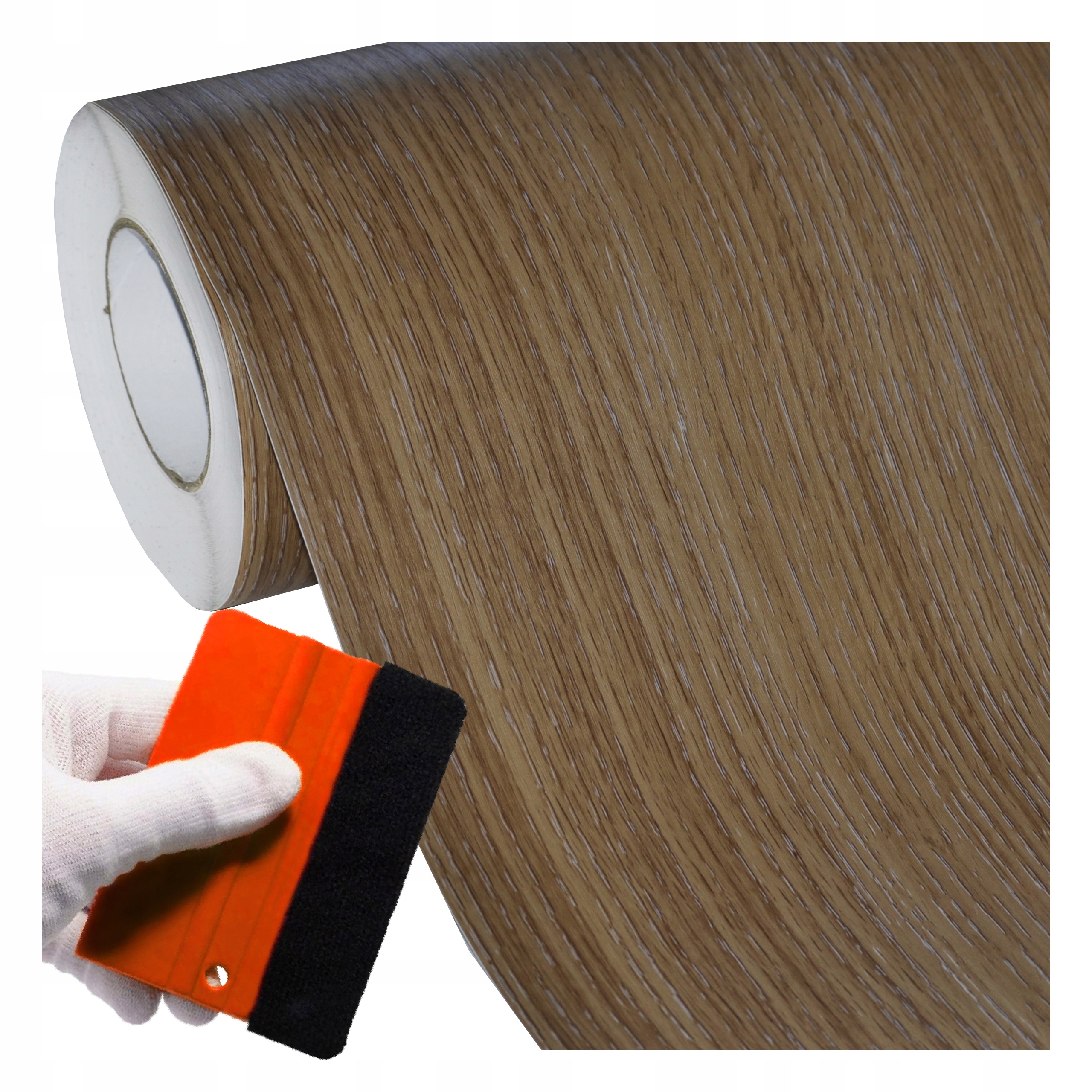 Nábytková dýha Samolepicí 122x400 cm Dveře Pracovní deska Silná struktura Dřevo