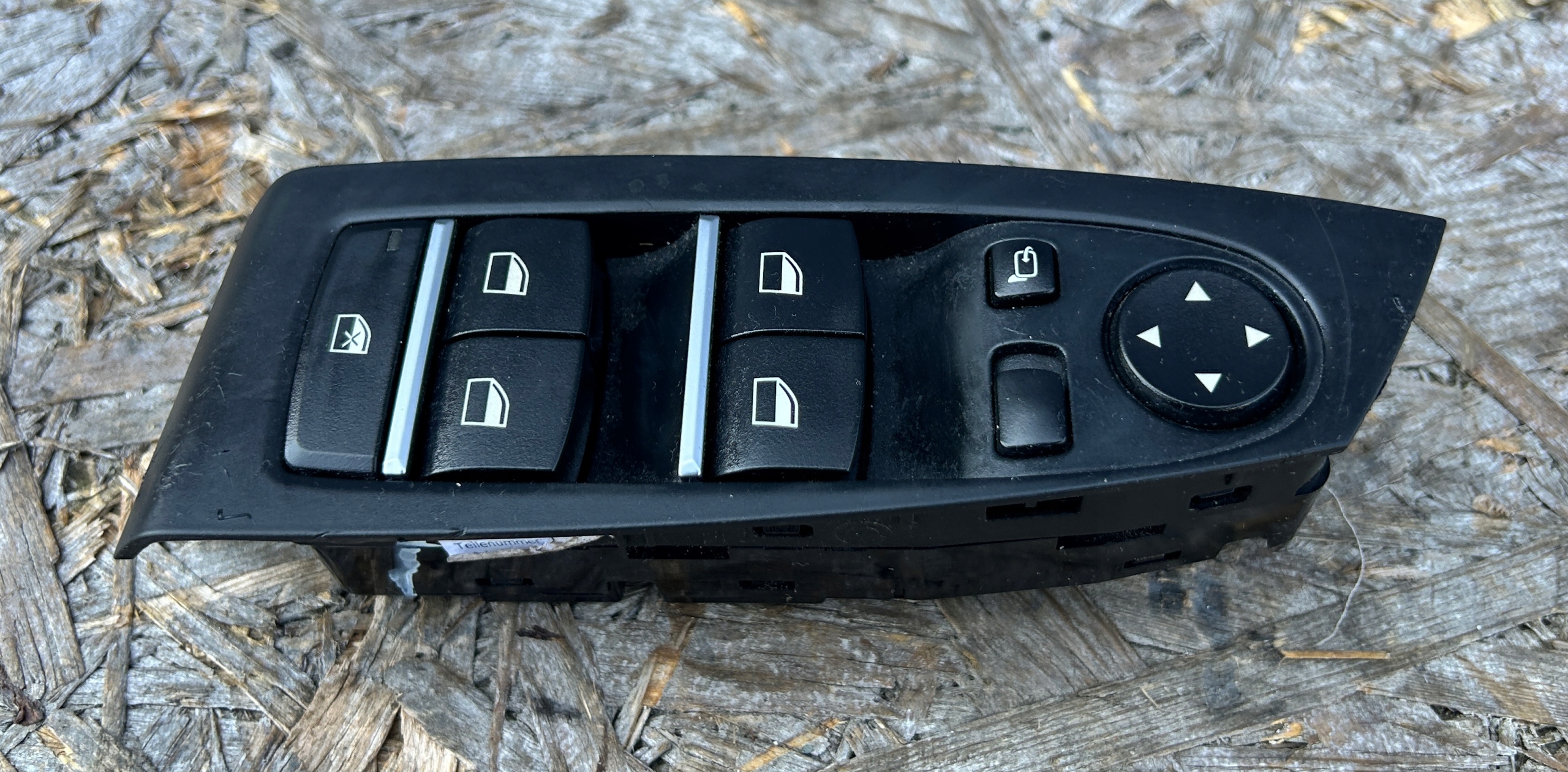 PANEL window control switch of mirrors left front BMW 5 GT F07 9238239